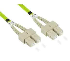 Good Connections OM5 zelený / Optický patch kabel / SC/SC / Multi-mode / 50/125 µm / 3 m