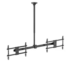 Equip Stropní držák pro 2 TV černá / Držák TV / 32-60" / VESA 600x400 / nosnost 40 kg