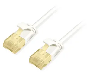 Equip SlimFlex bílá / Patch kabel / Cat6A U/UTP / RJ45-RJ45 / 3 m / LSZH