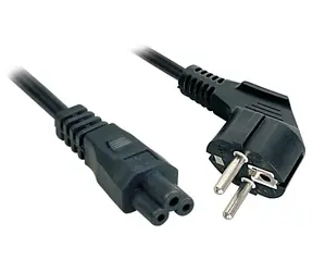 Lindy černá / Napájecí kabel / Schuko - IEC C5 / 3 m