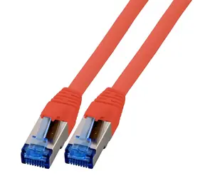 EFB Cat6a S/FTP superflex červená / Patch kabel / 0,5 m / RJ-45 / 10 Gbit/s
