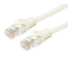 Equip Patch kabel Cat6a U/UTP 15m bílý / Patch kabel / RJ-45 / LSZH / PoE+ / 500 MHz