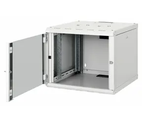 Equip Pro Mount světle šedá / Nástěnný rozvaděč / 19" / 9U / 600x600 mm / pasivní chlazení / skleněné dveře