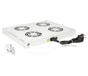 Equip Ventilační jednotka 19" světle šedá / Ventilátor / 4x 12 cm / 1U / 240 V
