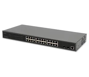 Digitus DN-95359 / Switch / Managed L2 / 24x Gigabit PoE+ / 2x SFP / 330W