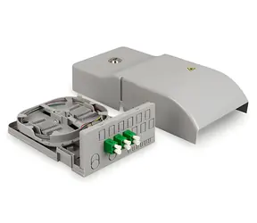 Digitus FTTH přípojková skříň / Přípojková skříň / 3x LC/APC Duplex / Šedá / 256x122x59 mm