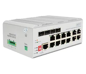 DIGITUS / Switch / PoE / L2 managed / 8x Gigabit PoE 30W + 4x SFP Uplink