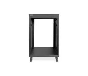 Digitus Universal černý / Rozvaděč / 19" / 16U / nosnost 136 kg / s kolečky