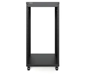 Digitus 19" rack s kolečky 21U černý / Rozvaděč / 1000 x 507 x 460 mm / Nosnost 136 kg / Ocelová konstrukce