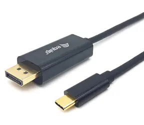 Equip adaptér USB-C na DisplayPort šedá / Adaptér / DisplayPort 1.2 / 4K 60Hz / 2 m