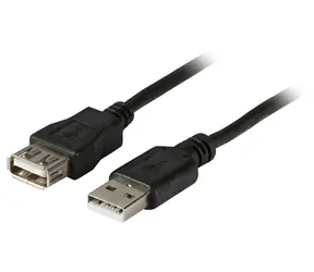 EFB černá / Prodlužovací kabel / USB 2.0 / USB-A / 5 m / 480 Mbit/s
