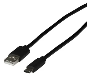 EFB USB-C - USB-A černá / Kabel / USB 2.0 / 480 Mbit/s / 3 A / 3 m