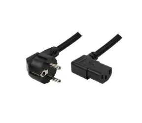 LogiLink napájecí kabel C13 černá / Napájecí kabel / 2 m
