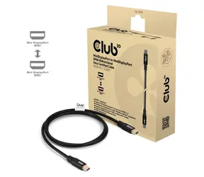 Club3D Kabel Mini DisplayPort - Mini DisplayPort černý / Video kabel / DisplayPort 2.1 / 10K 60Hz / 1 m