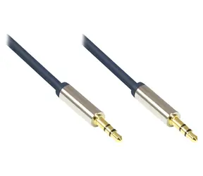Good Connections audio kabel Jack 3.5mm modrá / Audio kabel / M-M / 3 m