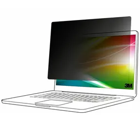 3M Bright Screen BP150C3B / Filtr soukromí na notebook / 15" / 4:3 / Antireflexní / Redukce modrého světla