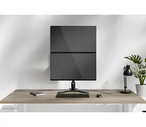 Neomounts DS45-600BL2V černá / Stojan pro dva monitory / velikost 10-32" / nosnost 9 kg / VESA 75x75-100x100