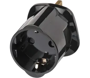 Brennenstuhl Cestovní adaptér do Velké Británie černá / Adaptér / Typ G / 13 A / 250 V