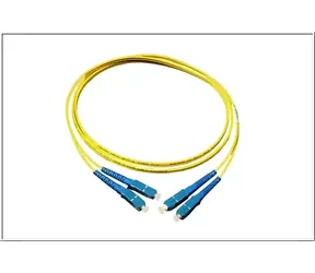 Good Connections žlutý / Optický patch kabel / SC/SC / Duplex / Singlemode OS2 9/125 µm / 2 m
