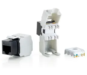 Equip Keystone Jack Cat6 / Keystone Jack / LSA / nestíněný / 8 ks