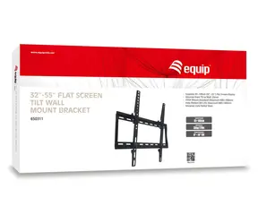 Equip / Nástěnný držák TV / 32-55" / náklon / VESA 200x200-400x400 mm / nosnost 35 kg