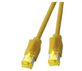 EFB RJ45 S/FTP Cat.6A TM31 žlutá / Patch kabel / Dätwyler 7702 / 500 MHz / 10 Gbit/s / LSZH / 3 m
