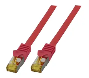 EFB patch kabel Cat6a S/FTP 1 m červená / Patch kabel / RJ-45 / LSZH
