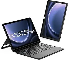 Inateck N0064 černá / Ochranný kryt s klávesnicí a touchpadem / pro Galaxy Tab S10 FE/S9 FE/S9 / Bluetooth 5.3 / QWERTZ