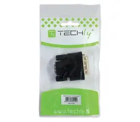 Techly IADAP-DVI-HDMI-F černá / Redukce / DVI-D - HDMI / Dual Link / pozlacené kontakty
