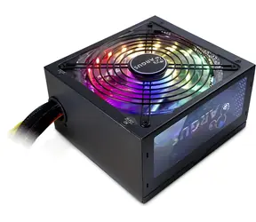 Inter-Tech Argus RGB-700 II / Zdroj / 700W / 80 PLUS Bronze / 140mm RGB ventilátor / nemodulární