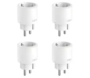 TP-Link Tapo P115 bílá / WiFi mini chytrá zásuvka / 4-pack / 16A / Alexa & Google