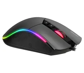 Inca IMG-GT19 černá, šedá / Herní optická drátová myš / 4800 DPI / 7 tlačítek / RGB / USB-A / 1,65 m