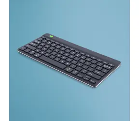 R-Go Tools Compact Break US černá / Kompaktní klávesnice / US layout / bezdrátová / Bluetooth 5.0