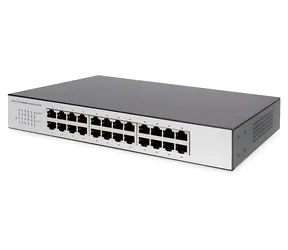 Digitus / Switch / 24 portů / 10/100 Mbit/s / Unmanaged / Do racku