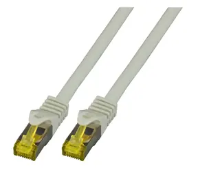EFB šedá / Patch kabel / Cat6A S/FTP / 1,5 m / RJ-45 / LSZH