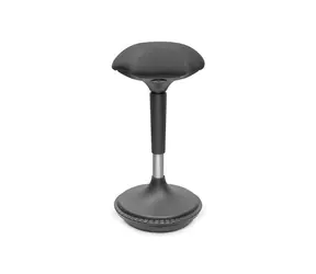 Digitus DA-90422 černá / Balanční stolička / výškově nastavitelná 63–88 cm / otočná 360° / nosnost 125 kg