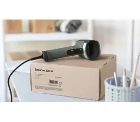 SAFESCAN 350-BT černá / Snímač 1D a 2D čárových kódů / Bluetooth 5.0 / bezdrátová / IP54