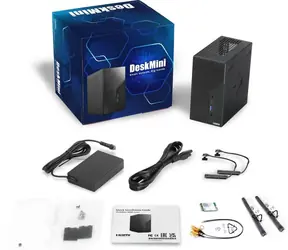 ASRock DeskMini B860 černá / Barebone / DDR5 / HDMI / DP / Thunderbolt 4