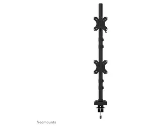 Neomounts DS60-600BL2V černá / Držák pro dva monitory na stůl / velikost 10-32" / VESA 75x75-100x100 / nosnost 9 kg