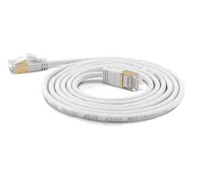 Wantec bílá / Patch kabel / Cat7 S/FTP / 1 m / RJ-45