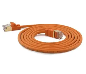 Wantec oranžová / Patch kabel / Cat7 S/FTP / 3 m / RJ-45 / 600 MHz