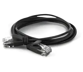 Wantec 7318 černá / Patch kabel / Cat6a U/UTP / RJ-45 / 7 m