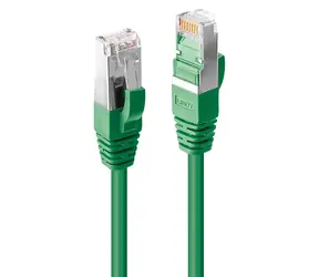 Lindy Cat6a S/FTP 5m zelená / Patch kabel / LSZH / RJ-45