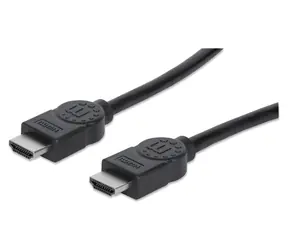Manhattan HDMI kabel High Speed černá / HDMI kabel / HDMI (M) - HDMI (M) / 1 m / ARC / 10,2 Gbit/s