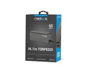 Natec Torpedo UNI-70 / Nabíječka pro notebook / 70W / univerzální