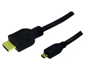 LogiLink HDMI na micro HDMI černá / Kabel / HDMI Typ A - HDMI Typ D / 2 m
