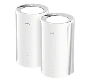 Cudy M11000 2ks bílá / Mesh Wi-Fi systém / Wi-Fi 7 / BE11000 / Tri-Band / 2,5G
