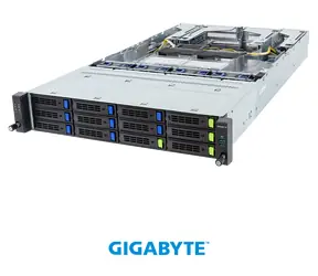 GIGABYTE R283-S93-AAF1 / Server / 2U / Intel Xeon Scalable 5./4. gen / 12x 3,5"/2,5" / 2x 2400W
