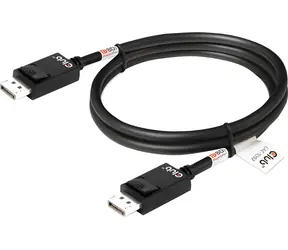 Club3D Kabel DisplayPort - DisplayPort DP80 černý / Video kabel / DisplayPort 2.1 / 4K/8K/10K 60Hz / 1,6 m