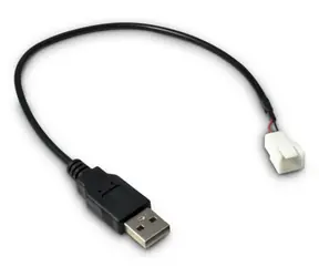Inter-Tech Adaptér USB-A na 3pin černý / Adaptér / 0,3 m